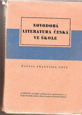 Novodobá literatura česká ve škole