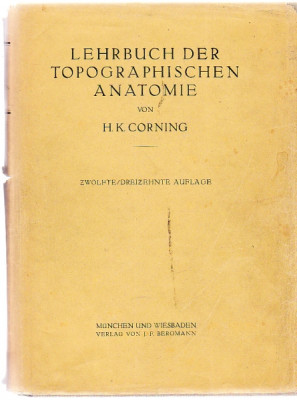 Lehrbuch der topographischen Anatomie 