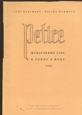 Petice moravského lidu k sněmu z roku 1848