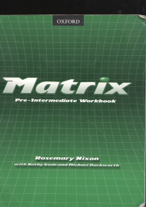 Matrix - Pre-intermediate Workbook