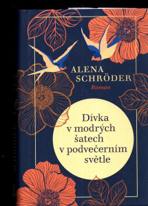 Dívka v modrých šatech v podvečerním světle