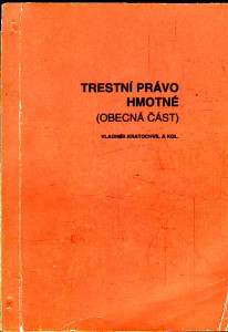 Trestní právo hmotné ( obecná část)