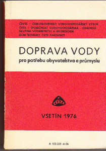 Doprava vody pro potřebu obyvatelstva a průmyslu