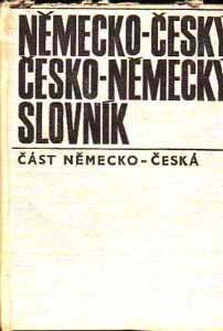 Německo-český a česko-německý slovník. Část německo-česká