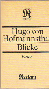 Blicke. Essays