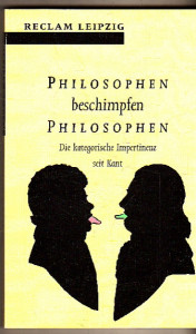 Philosophen beschimpfen Philosophen