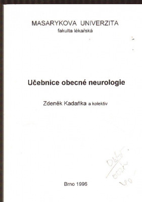 Učebnice obecné neurologie
