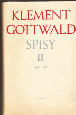 Klement Gottwald spisy II 1930-1931