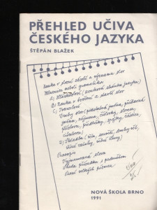 Přehled učiva českého jazyka