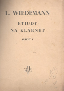 Etiudy na klarnet - Zesyt V
