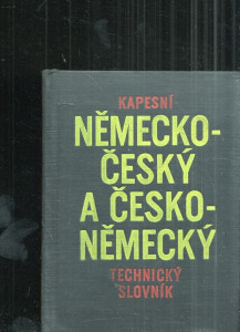 Kapesní německo-český a česko-německý technický slovník