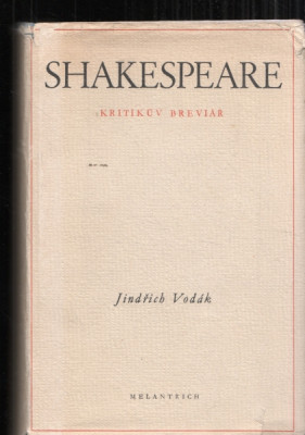Shakespeare - Kritikův breviář