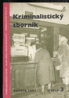 Kriminalistický sborník r.1967 č.3