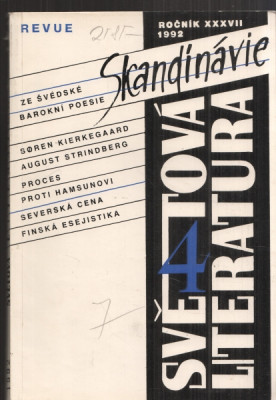 Světová literatura 4/1992 