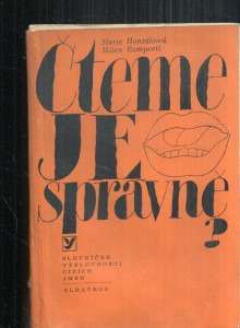 Čteme je správně?