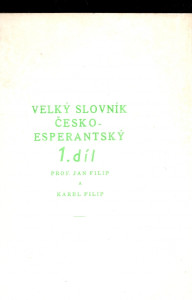 Velký slovník česko-esperantský