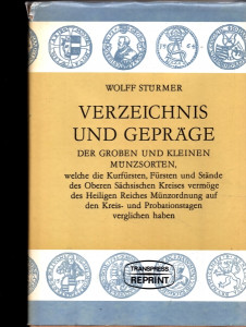Verzeichnis und Gepräge