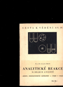Analytické reakce II. reakce aniontů