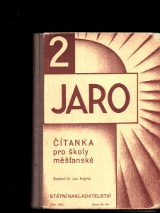 Jaro - Čítanka pro školy měšťanské