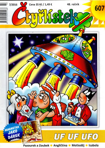 Čtyřlístek 607 Uf Uf UFO