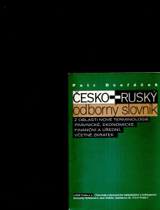 Česko-ruský odborný slovník