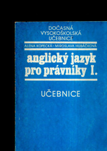 Anglický jazyk pro právníky I.