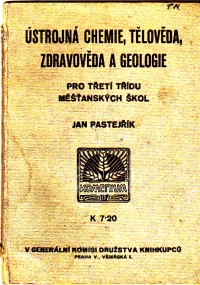 Ústrojná chemie, tělověda, zdravověda a geologie pro třetí třídu měšťanských škol