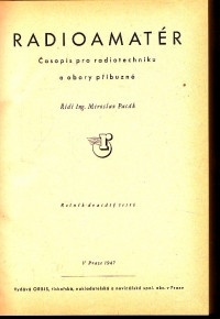Radioamatér - časopis pro radiotechniki a obory příbuzné
