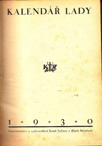 Kalendář Lady 1930 