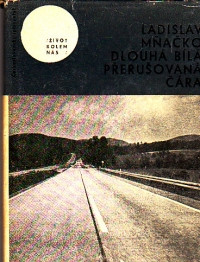 Dlouhá bílá přerušovaná čára